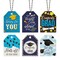 Gift Tags with String for Graduation Gifts, 2024 Congrats Grad (6 Designs, 120 Pieces)